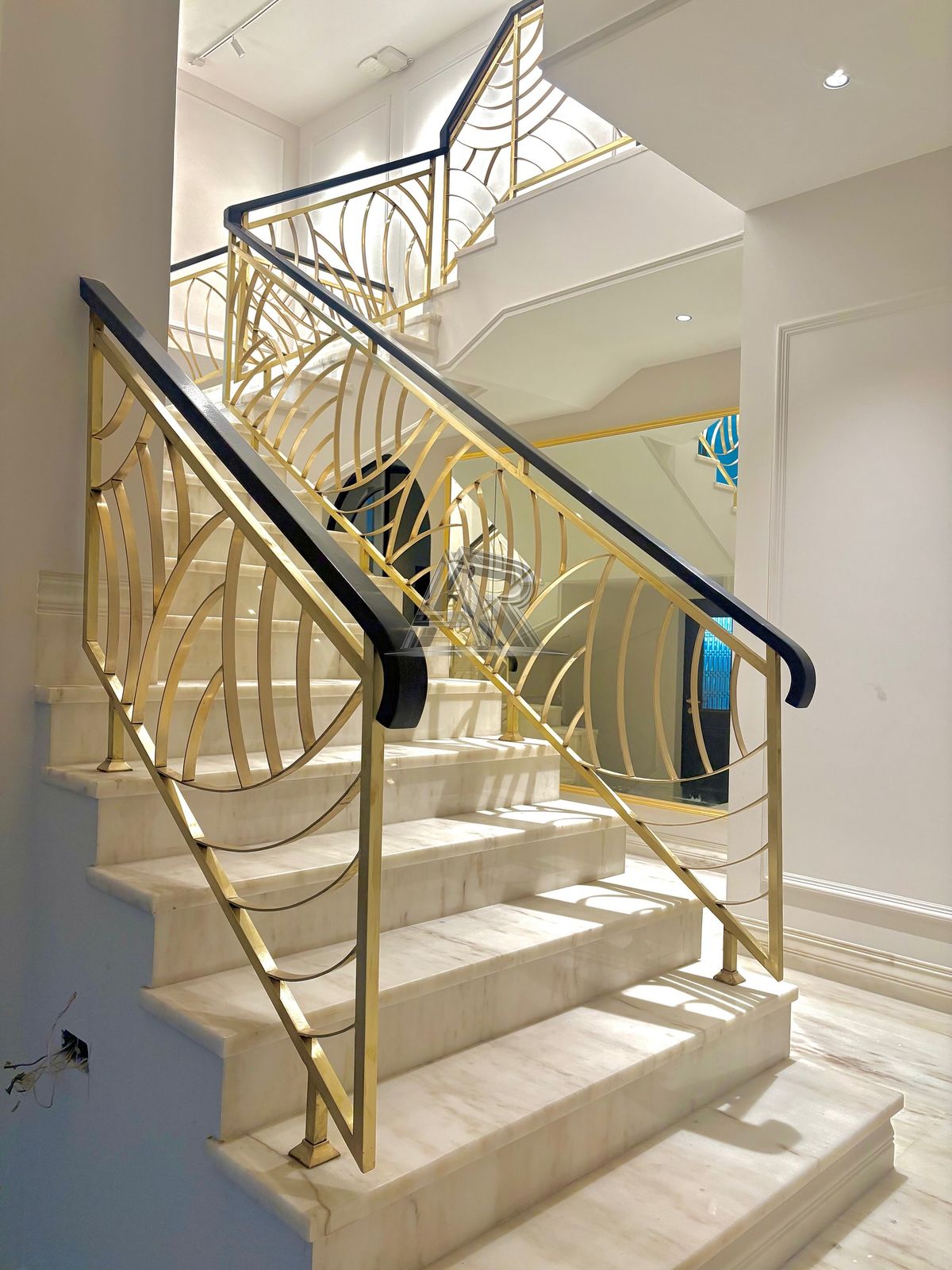 PVD Black Top Pipe Railing India